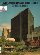 Late-modern architecture and other essays